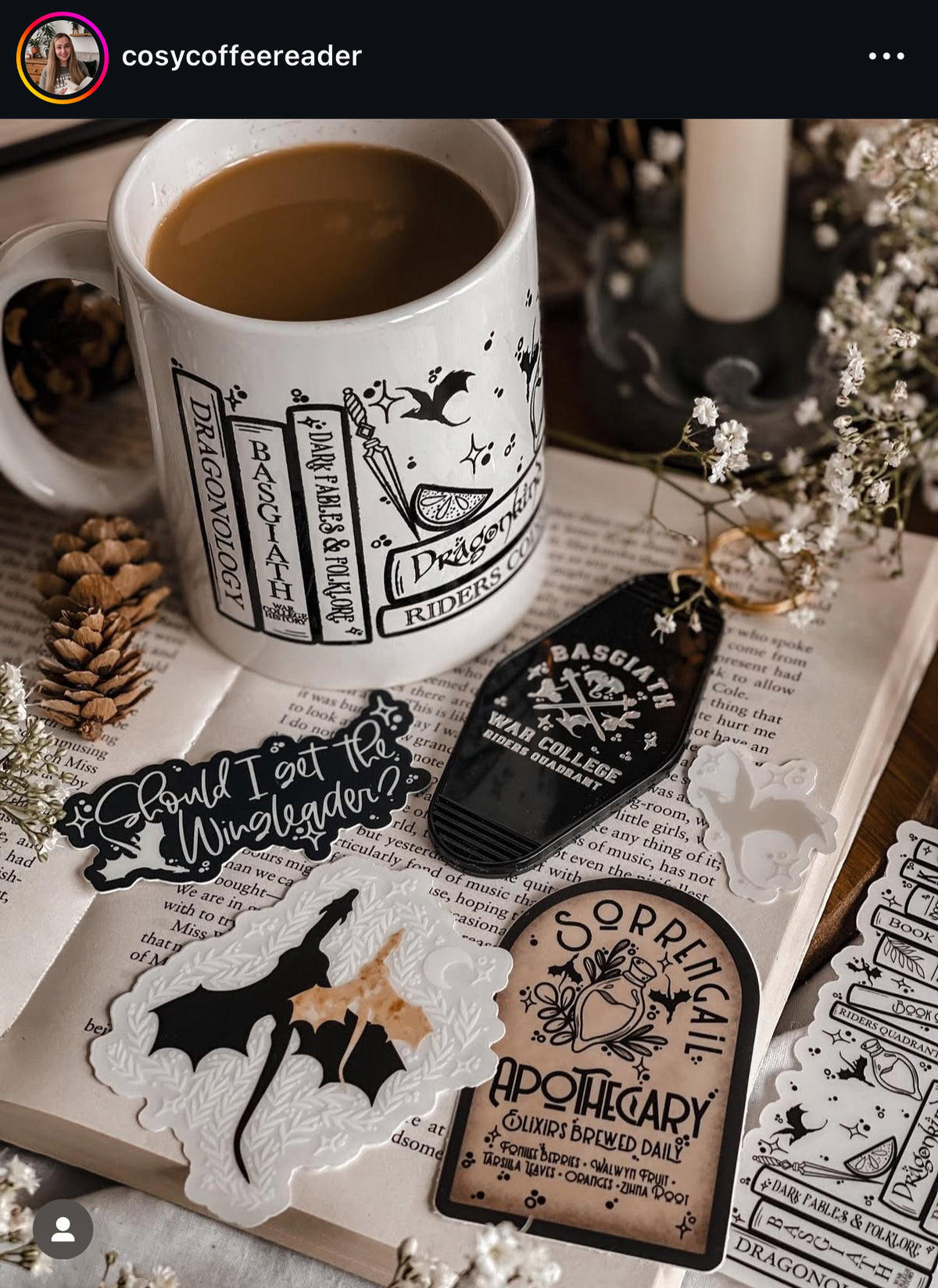 Fourth Wing | Sorrengail Apothecary Waterproof Sticker