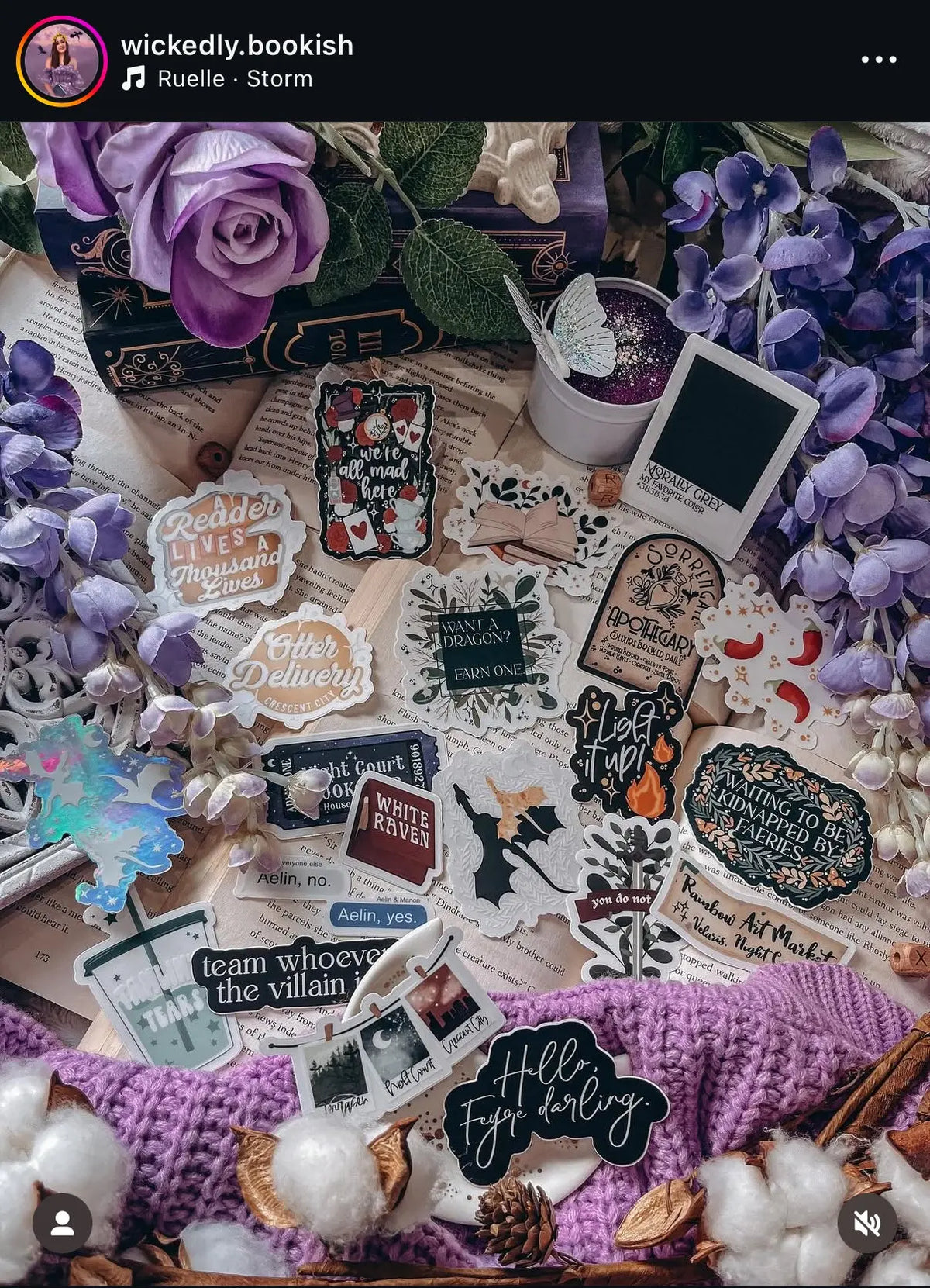 Fourth Wing | Tairn and Andarna Double Trouble Dragon Waterproof Sticker