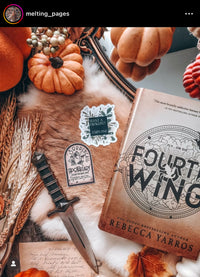 Fourth Wing | Sorrengail Apothecary Waterproof Sticker