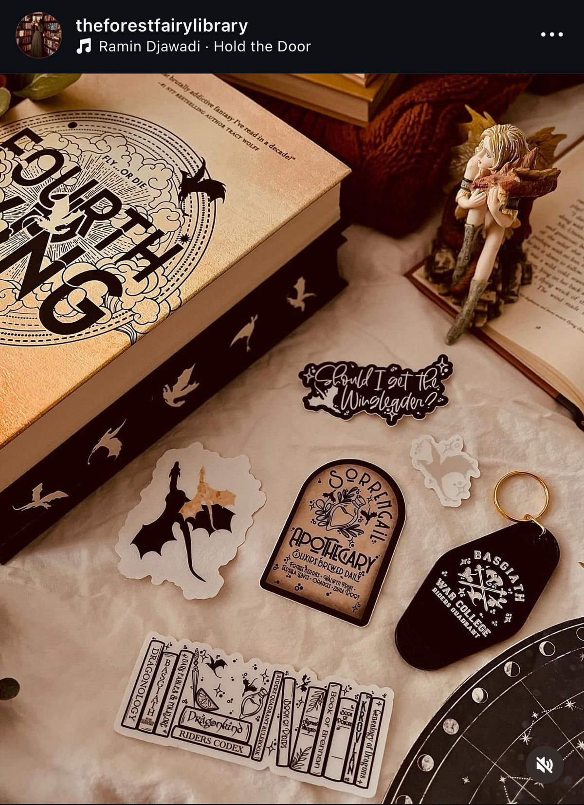 Fourth Wing | Sorrengail Apothecary Waterproof Sticker