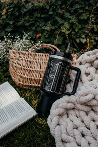Fourth Wing | Violet's Bookshelf 40oz Engraved Tumbler