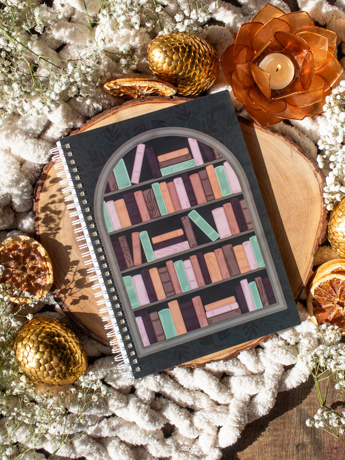 Arched Bookshelf Reusable Sticker Collecting Book