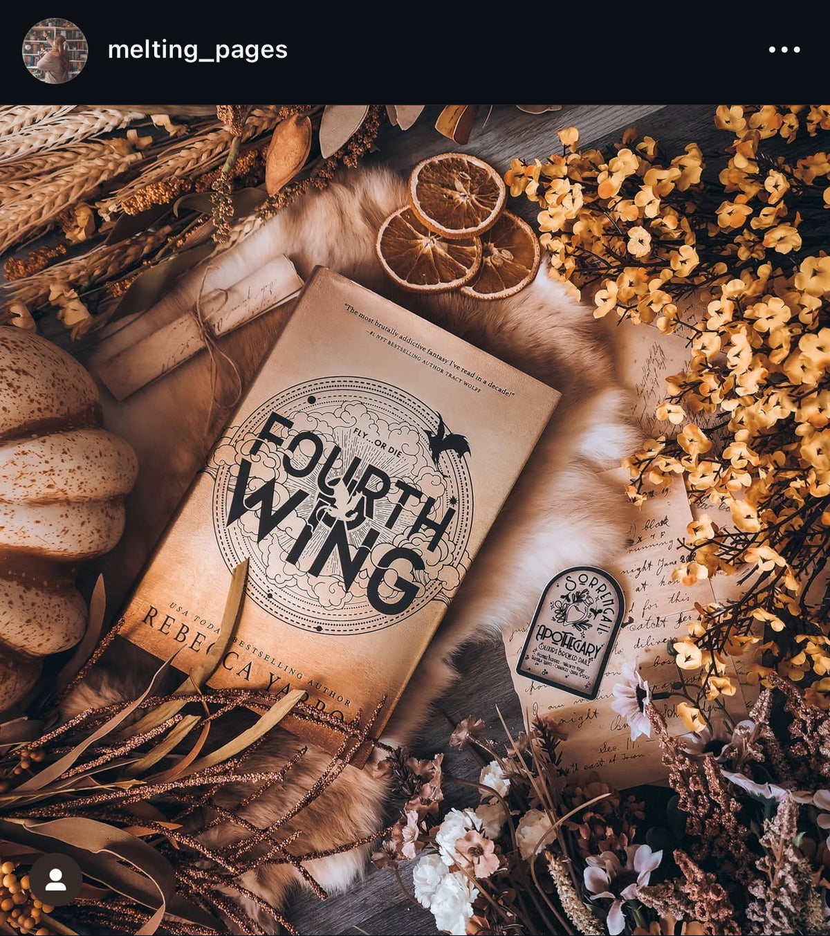 Fourth Wing | Sorrengail Apothecary Waterproof Sticker