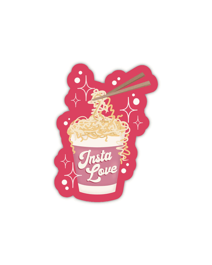 Insta Love Cup Noodles Vinyl Sticker | 3”x2.5”