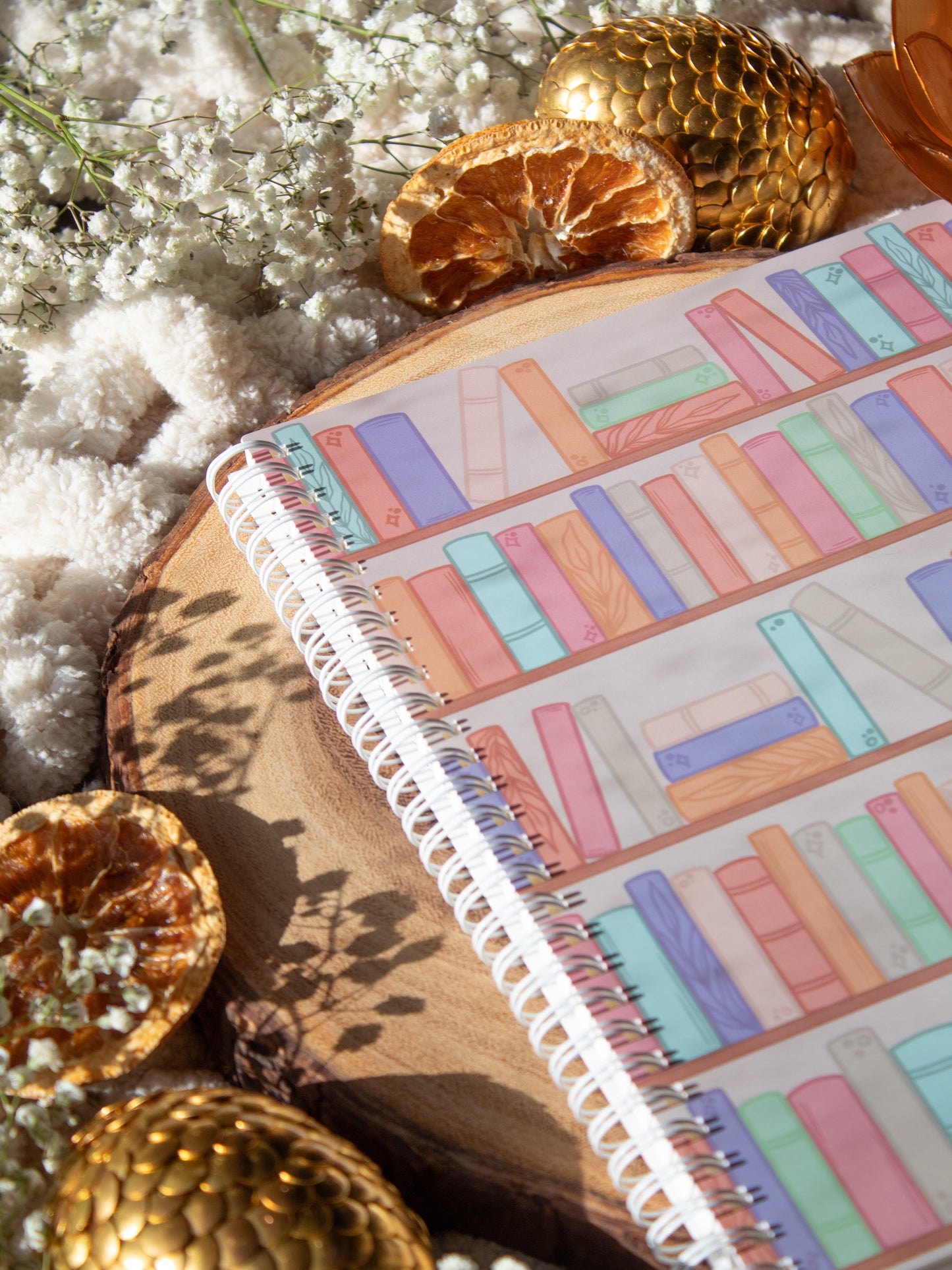 Pastel Bookshelf Reusable Sticker Book | 50 Double Sided Pages
