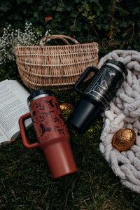 Fourth Wing | Violet's Bookshelf 40oz Engraved Tumbler