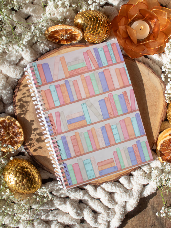 Pastel Bookshelf Reusable Sticker Collecting Book