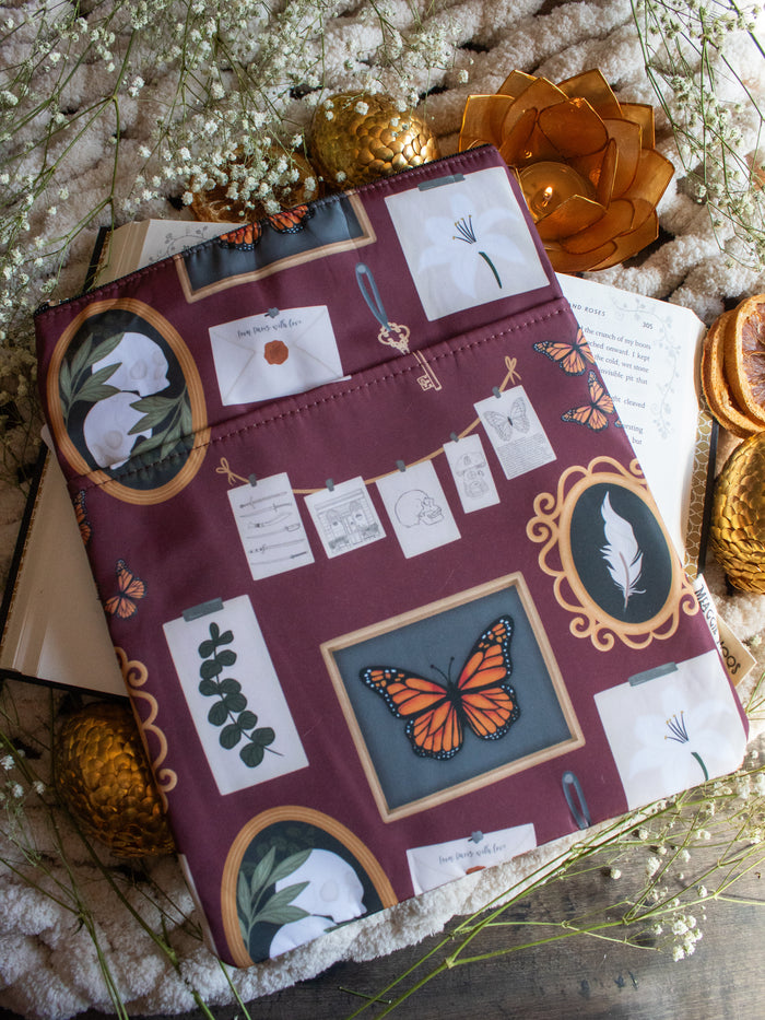 Water-Resistant Book / Tablet Sleeve | Dark Academia