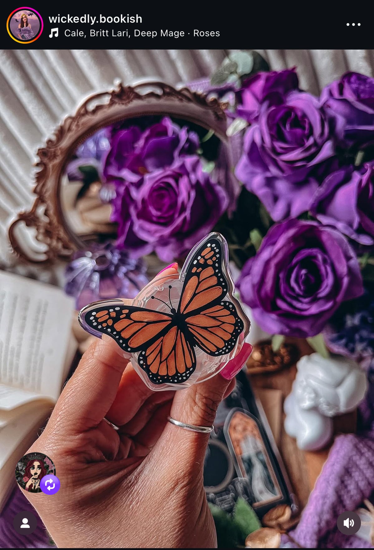 Monarch Butterfly | Kindle / Phone Grip