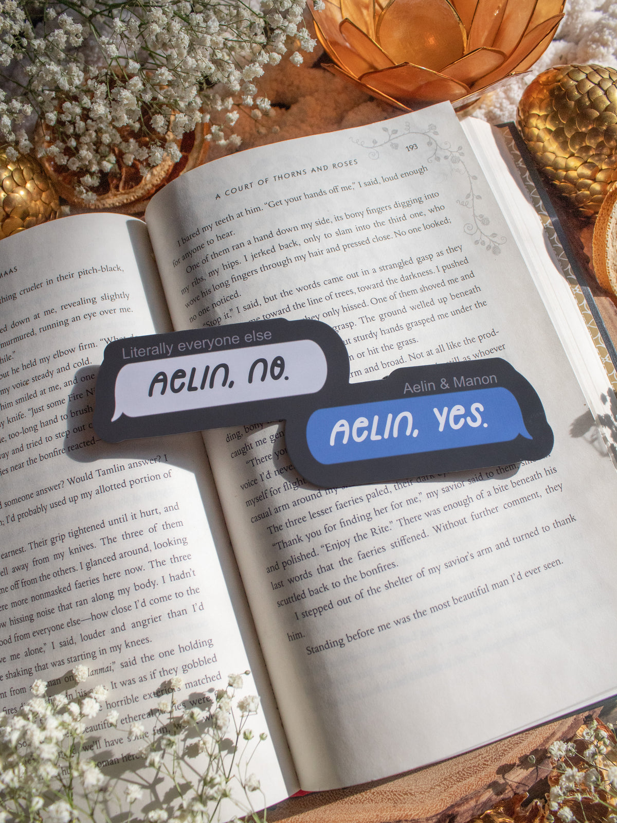 Aelin, No / Aelin, Yes Bookmark | Throne of Glass