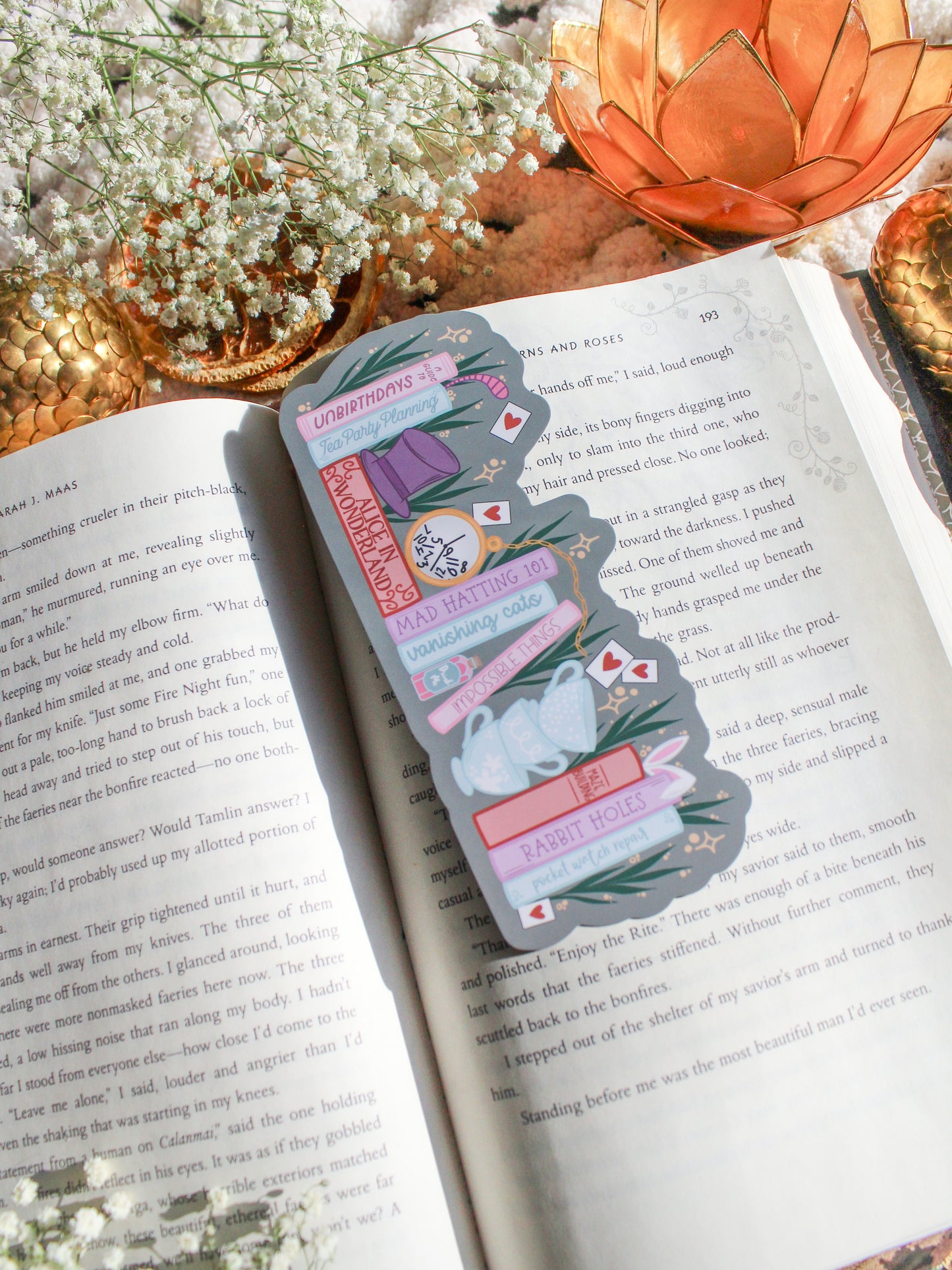 Wonderland Bookshelf Bookmark