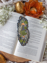 Teal Fantasy Dragon Elixir Potion Die-Cut Bookmark