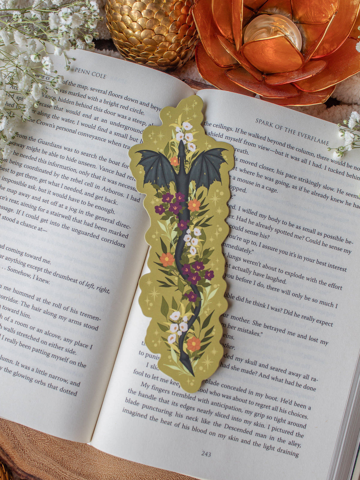 Throne of Glass Bookmark | Abraxos Die-Cut Bookmark