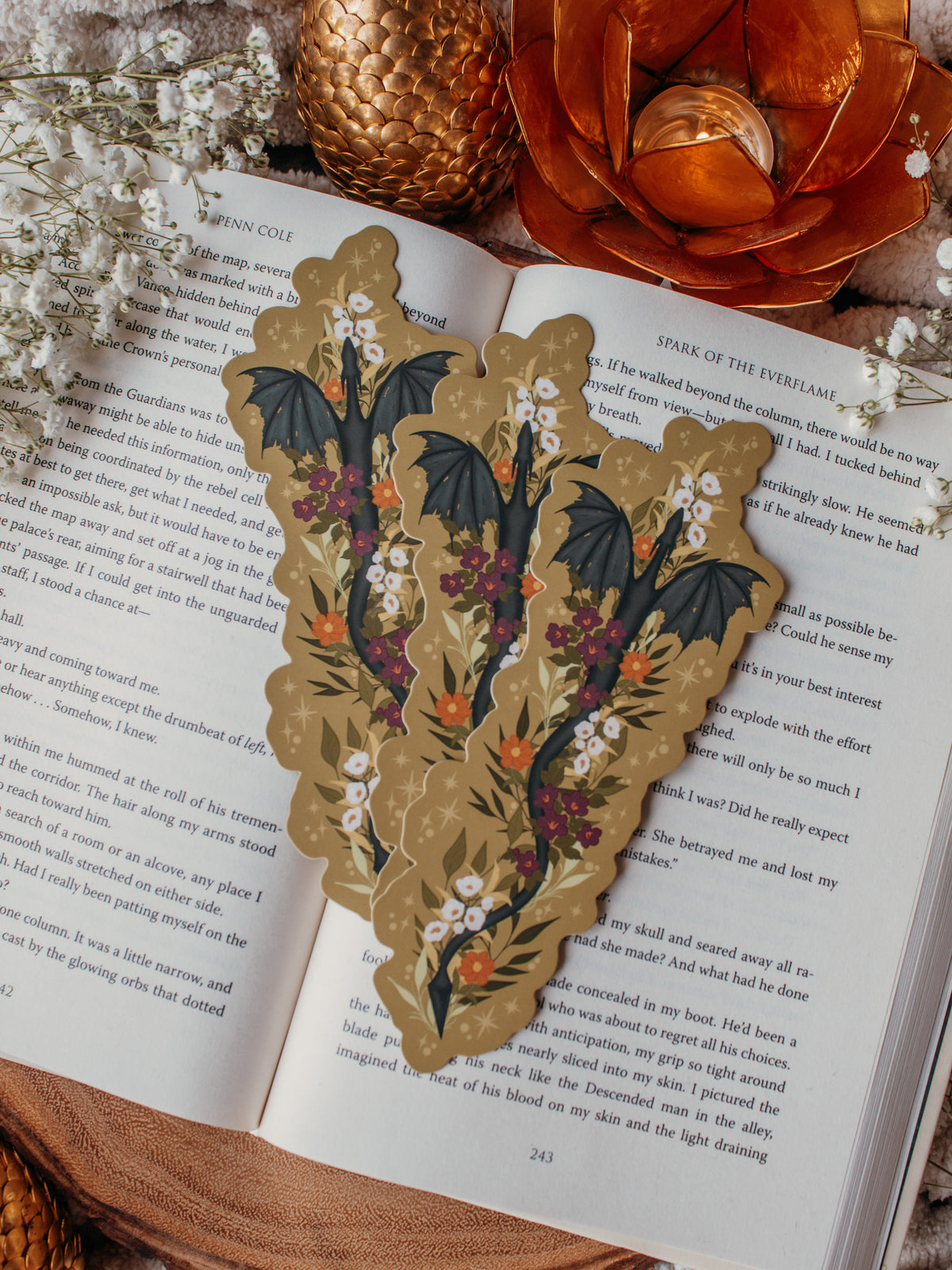 Throne of Glass Bookmark | Abraxos Die-Cut Bookmark