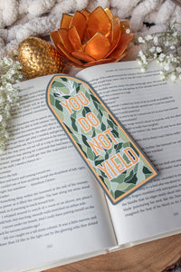Throne of Glass Bookmark | You Do Not Yield Die-Cut Bookmark
