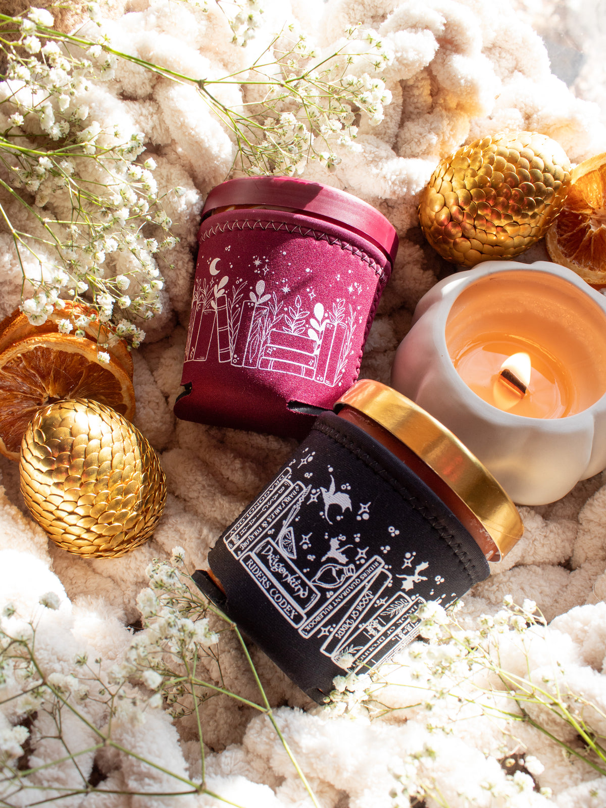 Fourth Wing | Violet's Bookshelf Ice Cream Pint Sleeve