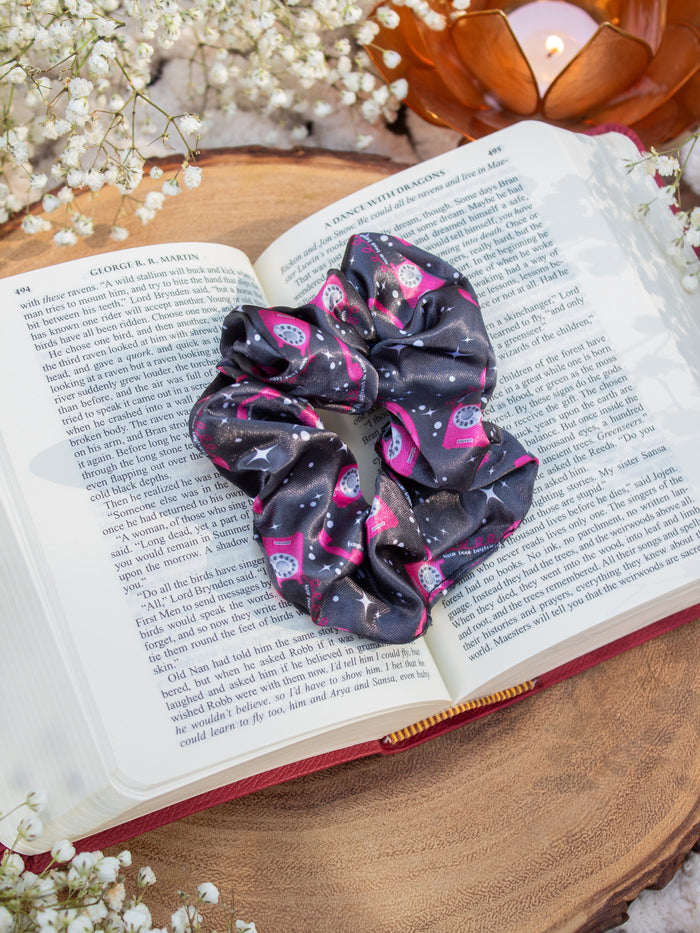 Satin Scrunchie | Your Book Boyfriend is Calling