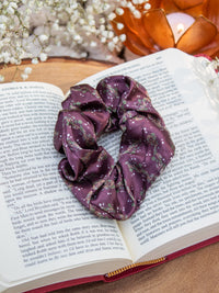 Satin Scrunchie | Maroon Wands