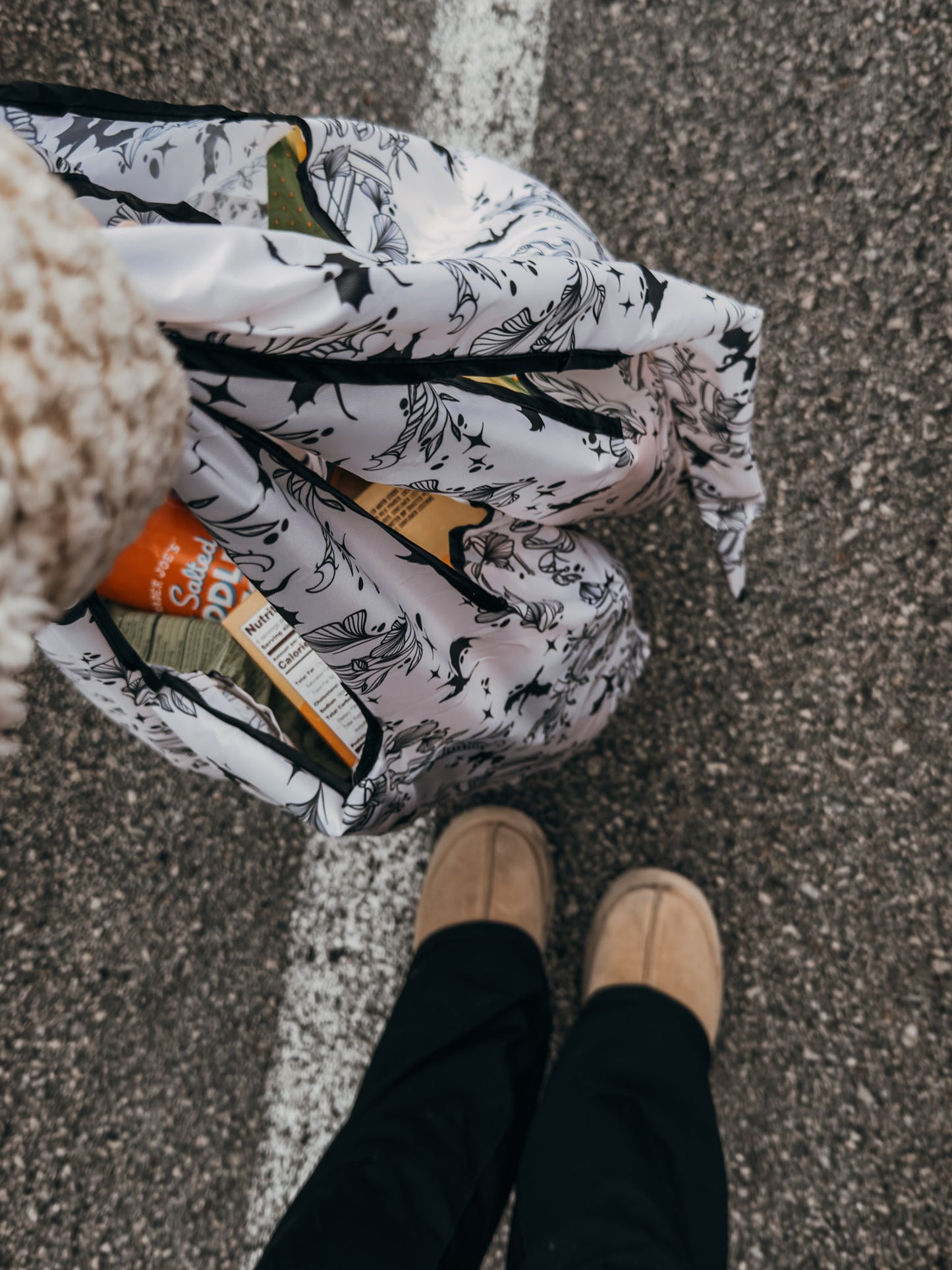 Reusable Tote Bag | Ivory Swords
