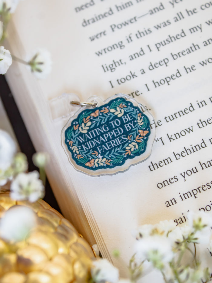 Waiting To Be Kidnapped By Faeries USB-C Dust Plug Kindle / Phone Charm