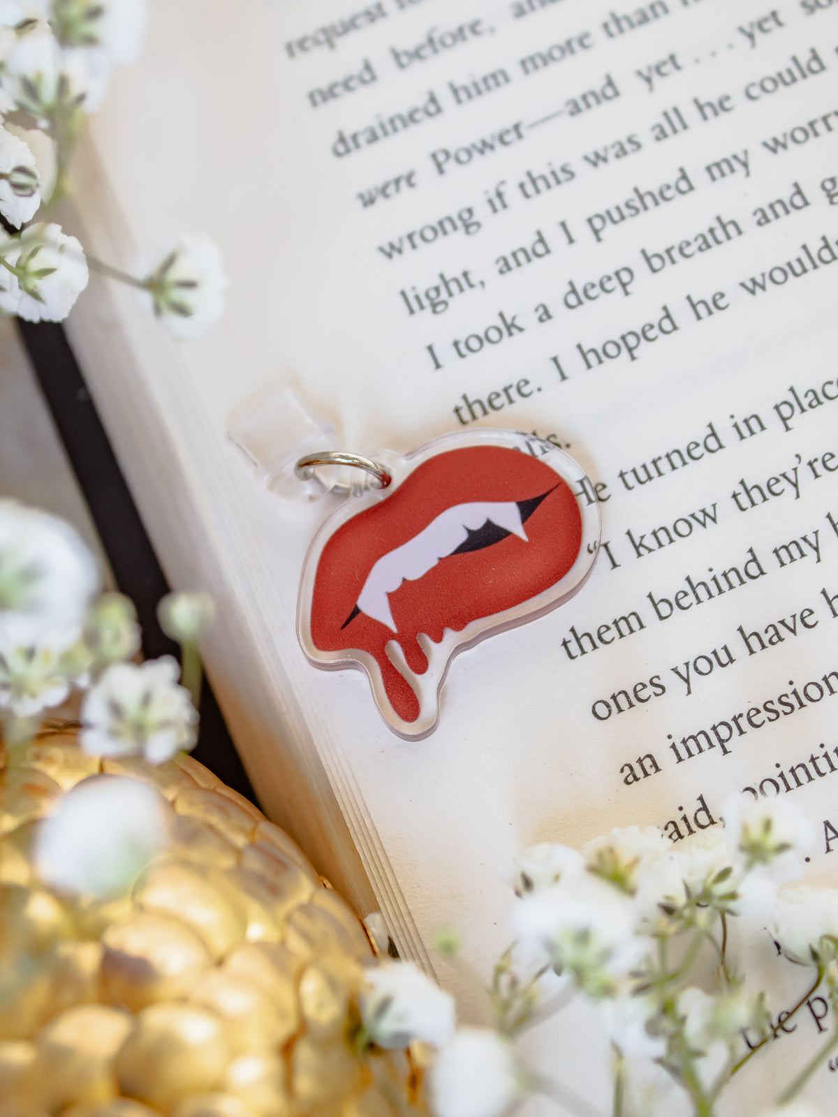 Vampire Lips USB-C Dust Plug Kindle / Phone Charm