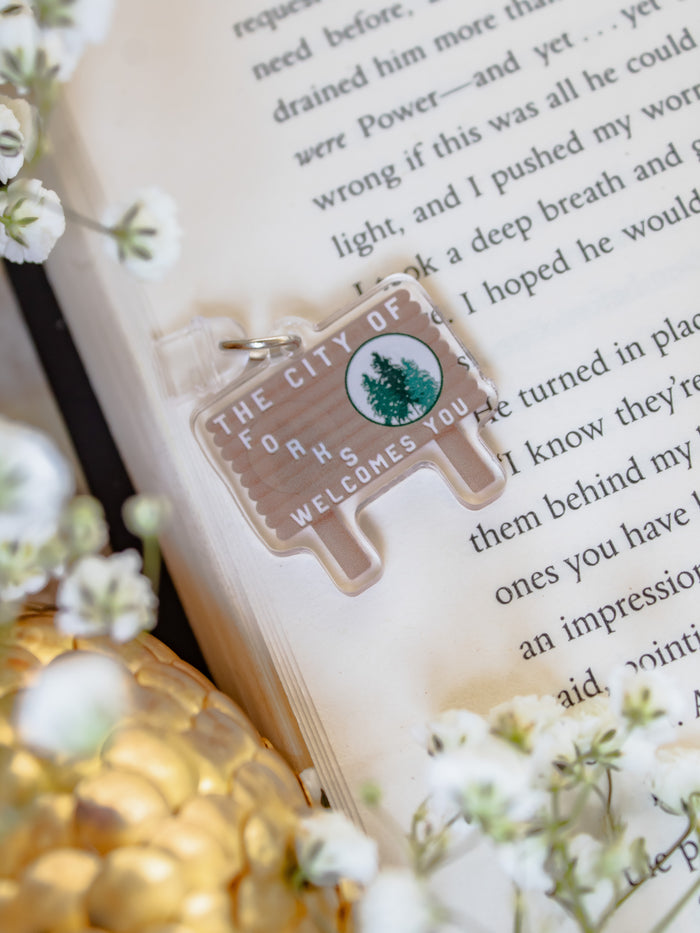 Forks, Washington Sign USB-C Dust Plug Kindle / Phone Charm