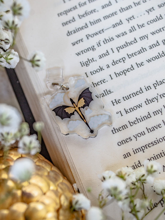 Fourth Wing Violet's Signet USB-C Dust Plug Kindle / Phone Charm