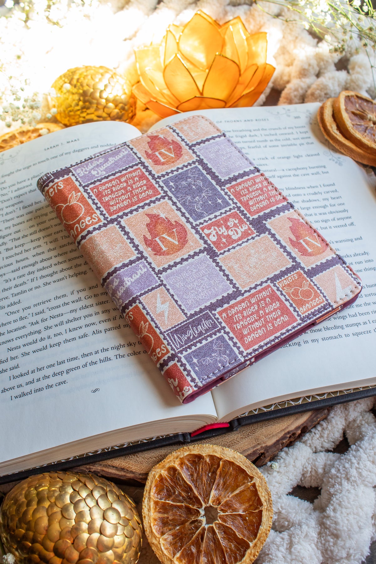 Fourth Wing Stamps Kindle Case / Kobo Case