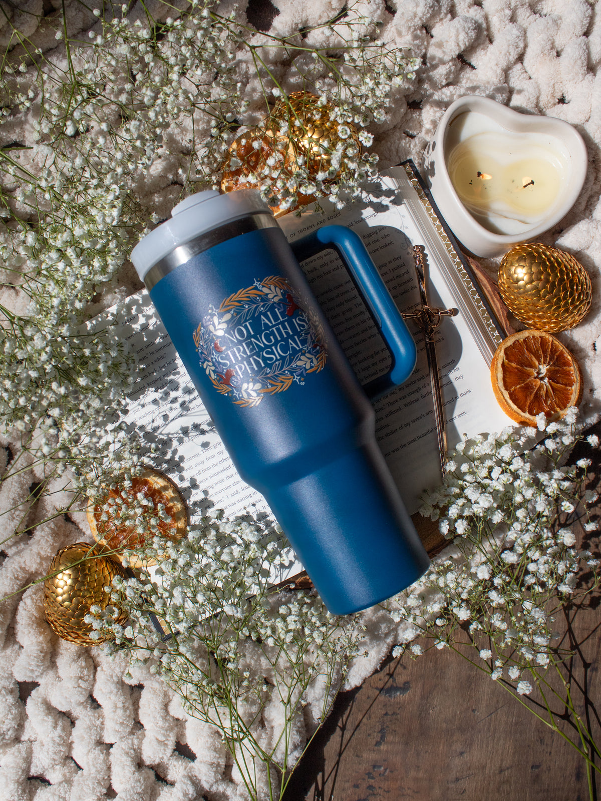 Fourth Wing | Not All Strength Is Physical 40oz Tumbler