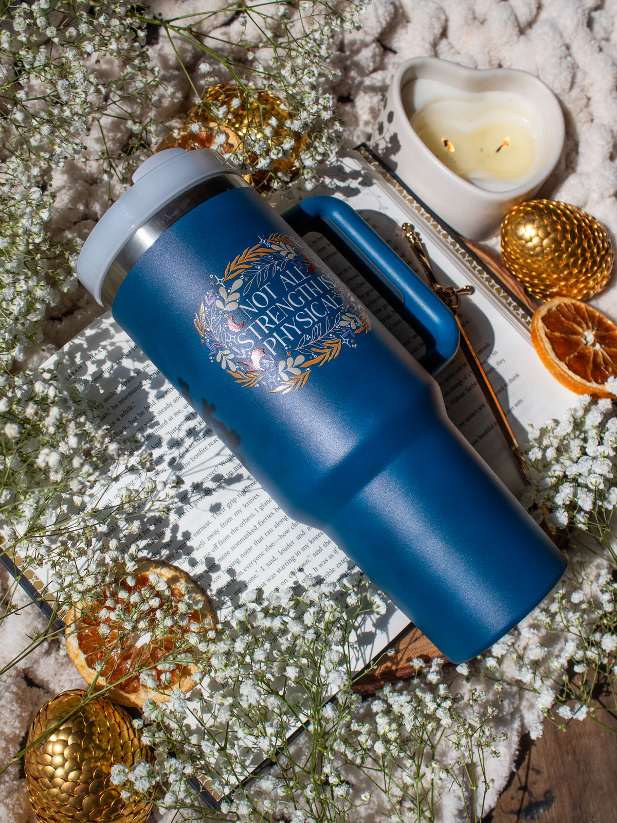 Fourth Wing | Not All Strength Is Physical 40oz Tumbler