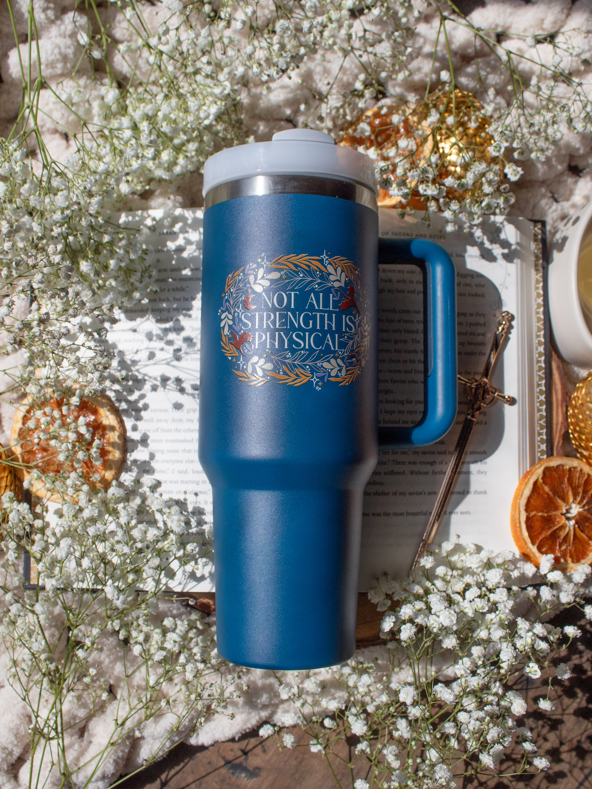 Fourth Wing | Not All Strength Is Physical 40oz Tumbler