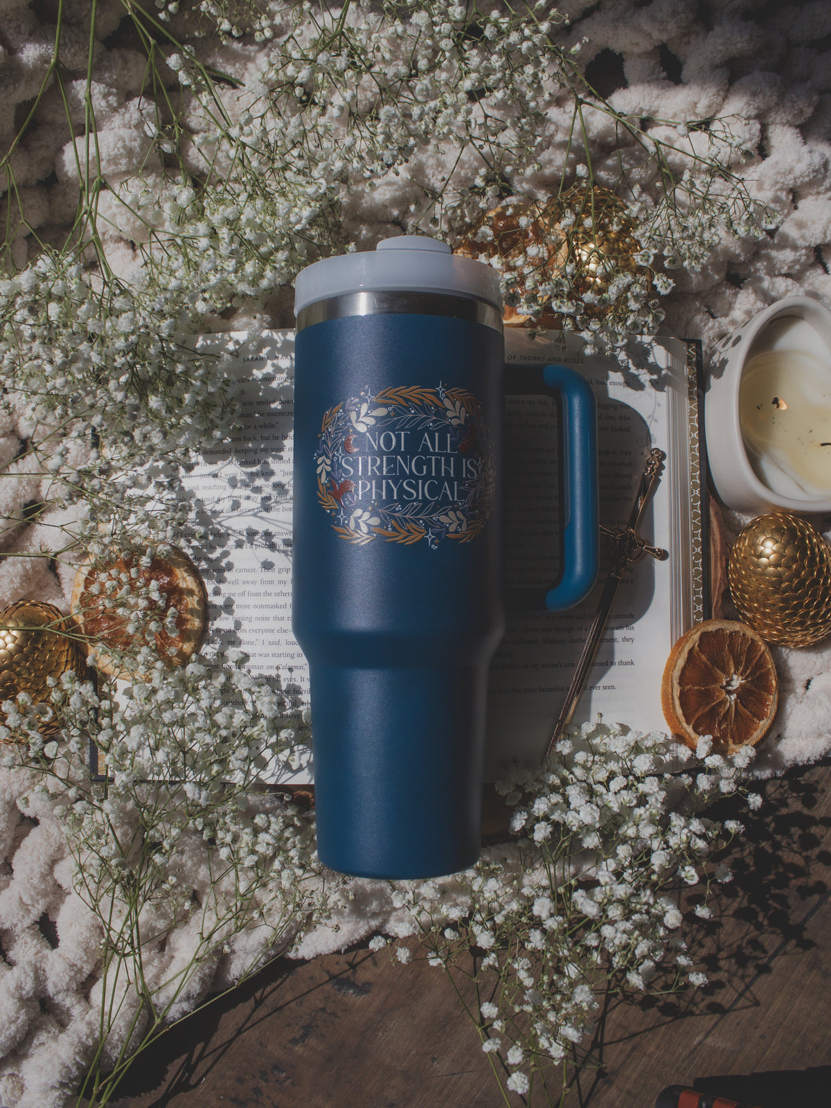 Fourth Wing | Not All Strength Is Physical 40oz Tumbler