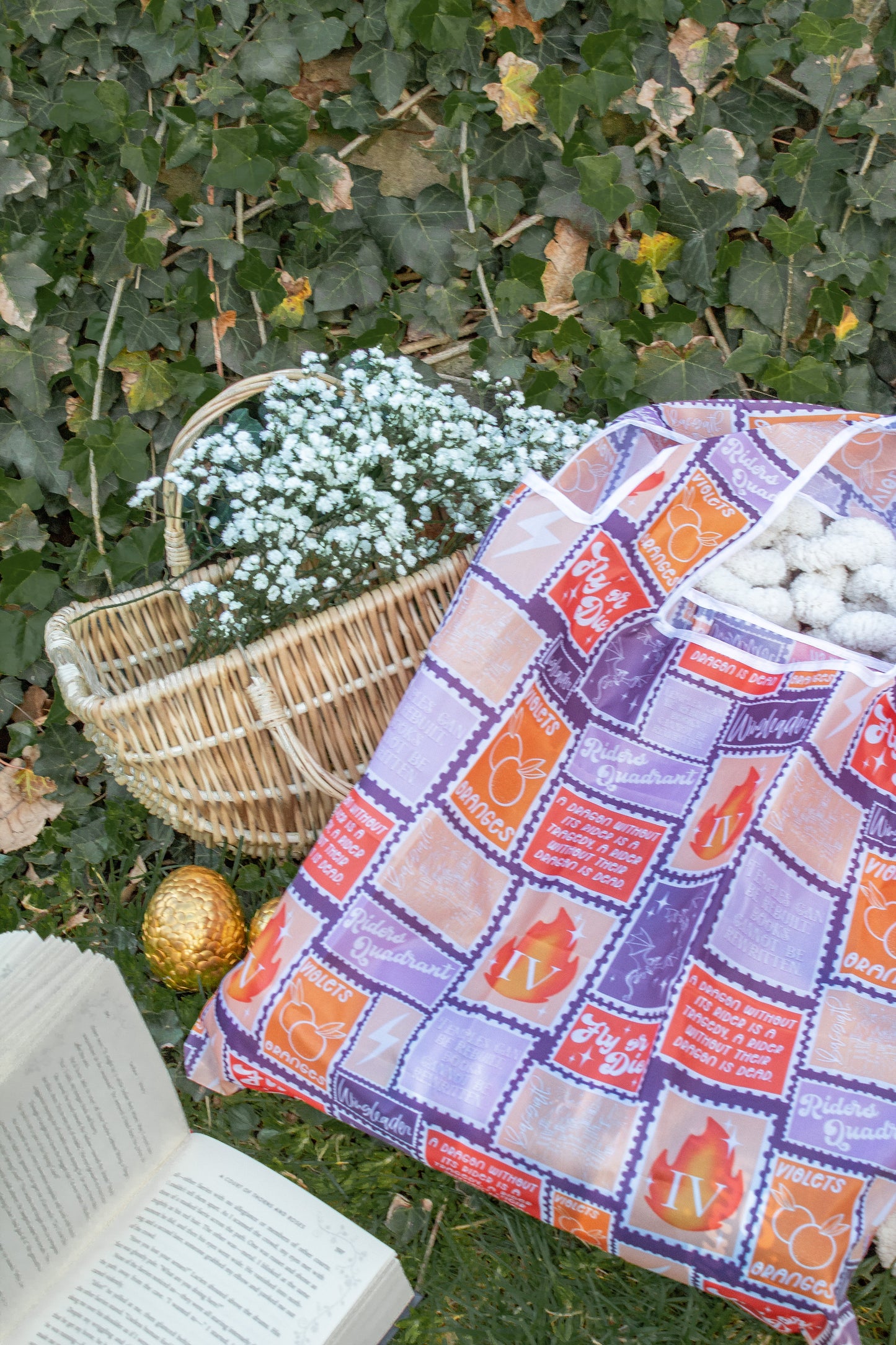 Reusable Tote Bag | Fourth Wing Stamps