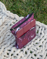 Water-Resistant Book / Tablet Sleeve | Maroon Magic