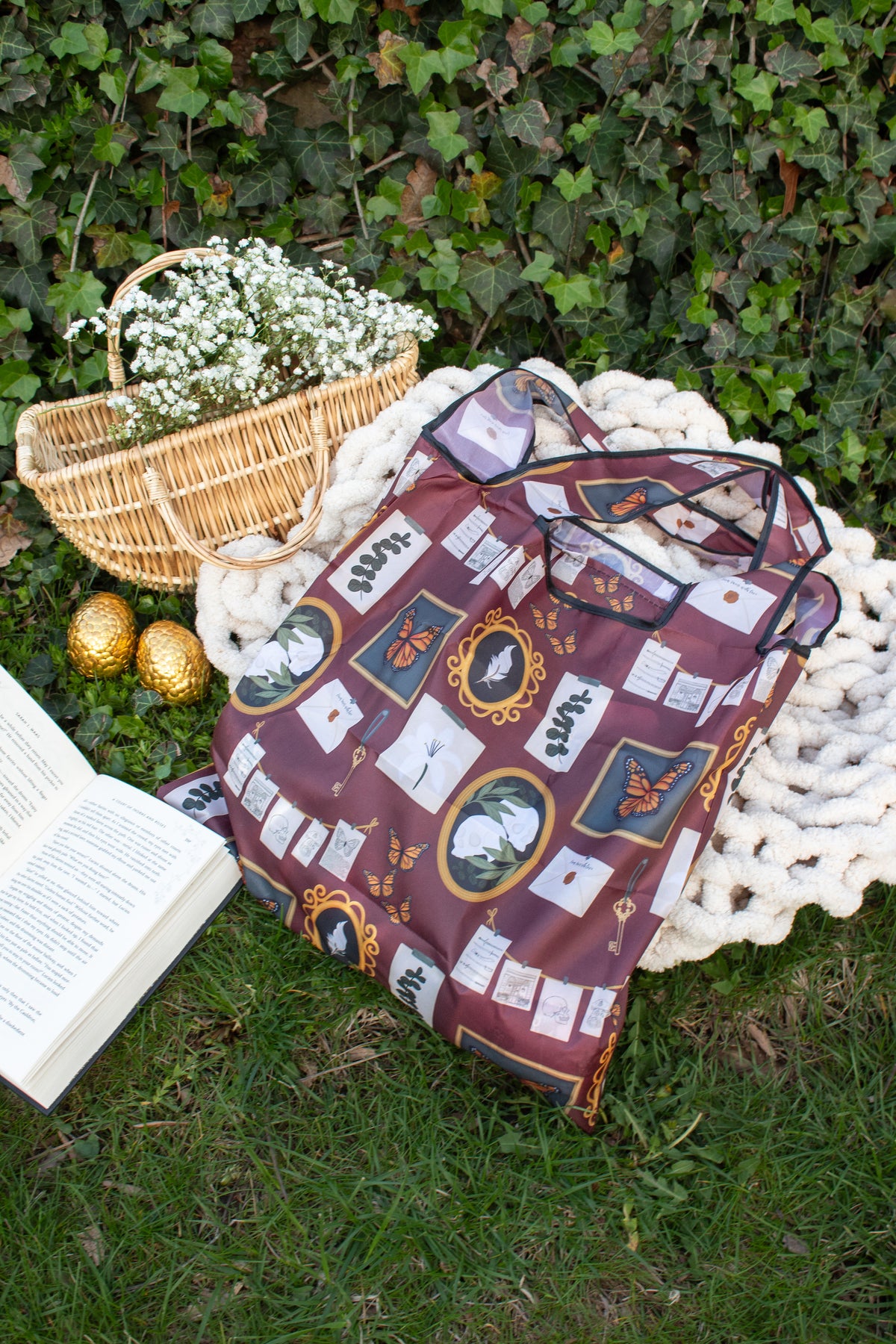 Reusable Tote Bag | Dark Academia