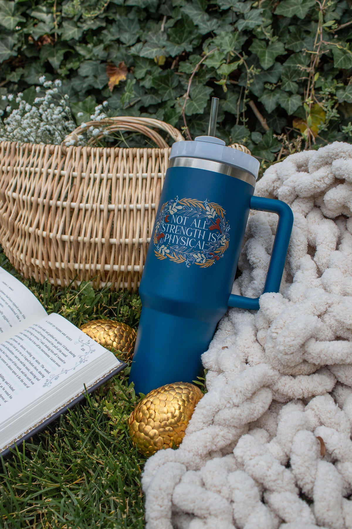 Fourth Wing | Not All Strength Is Physical 40oz Tumbler