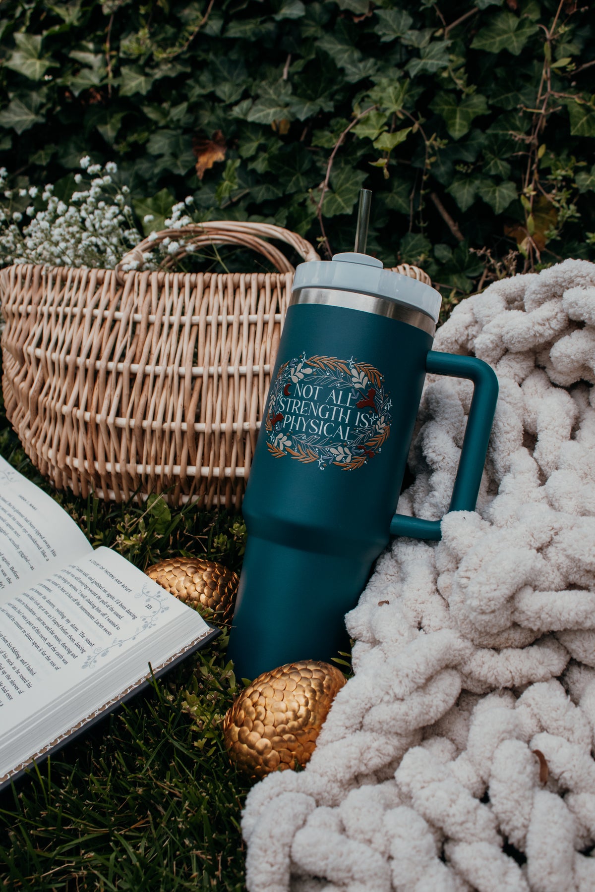 Fourth Wing | Not All Strength Is Physical 40oz Tumbler