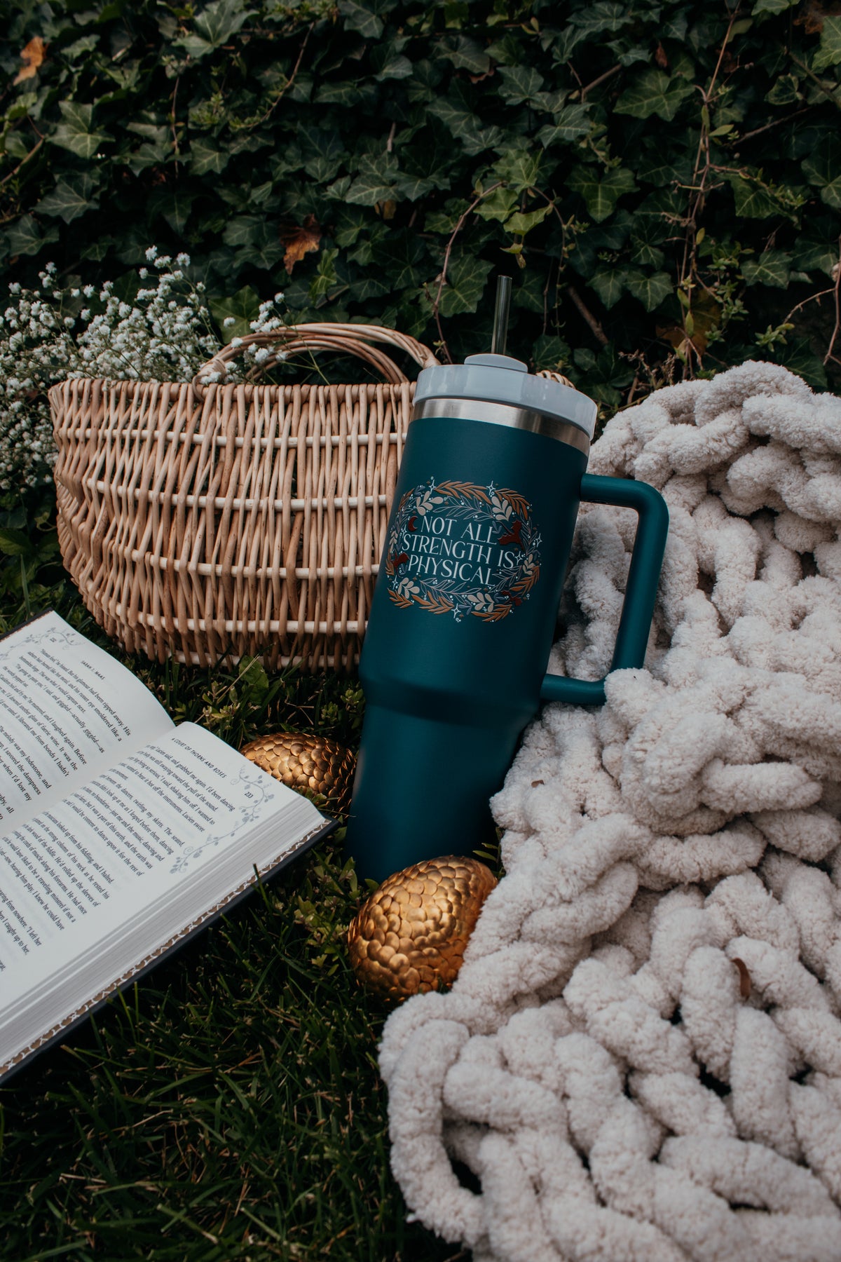 Fourth Wing | Not All Strength Is Physical 40oz Tumbler