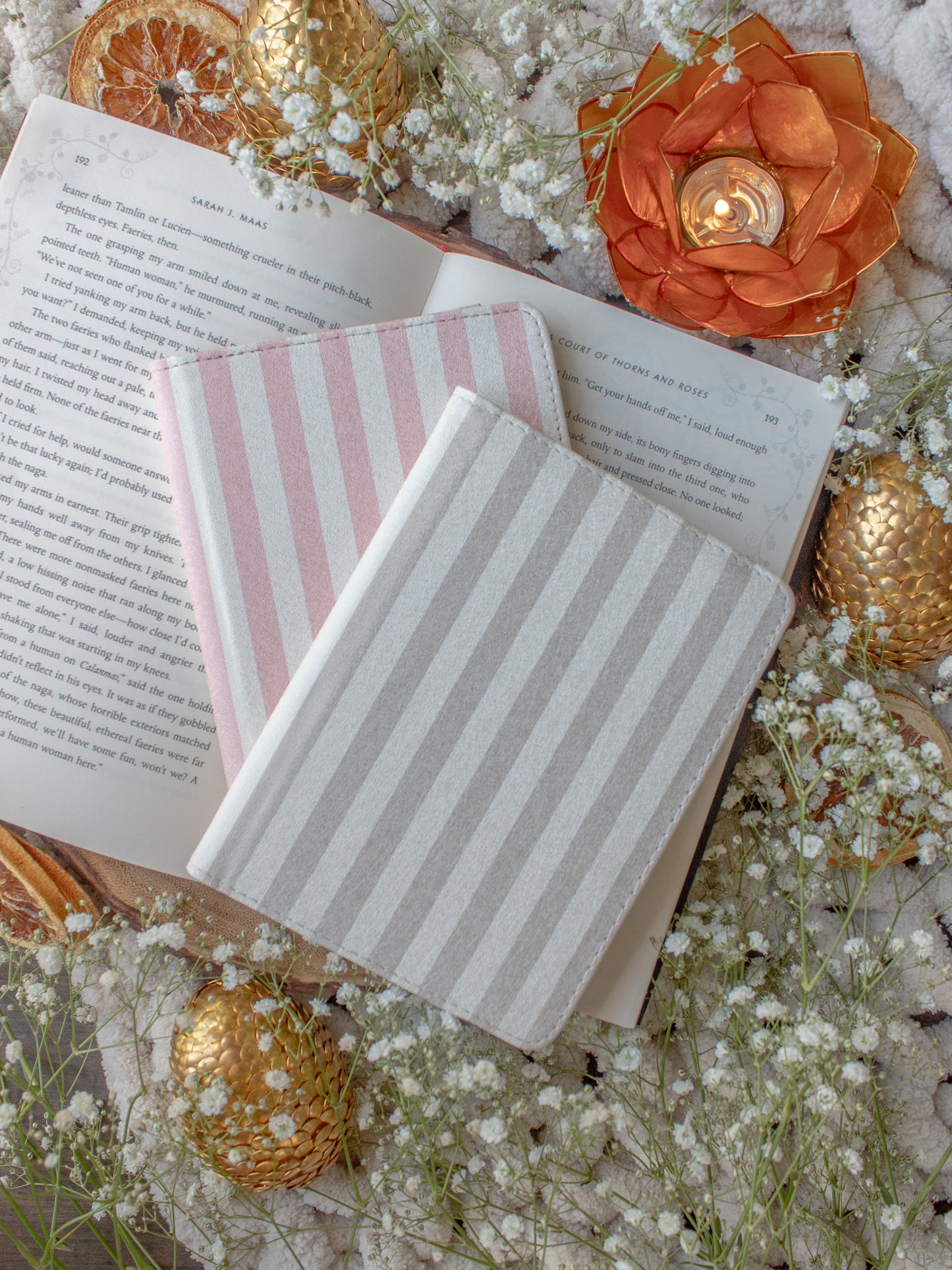 Tan Cabana Stripes | Kindle Case