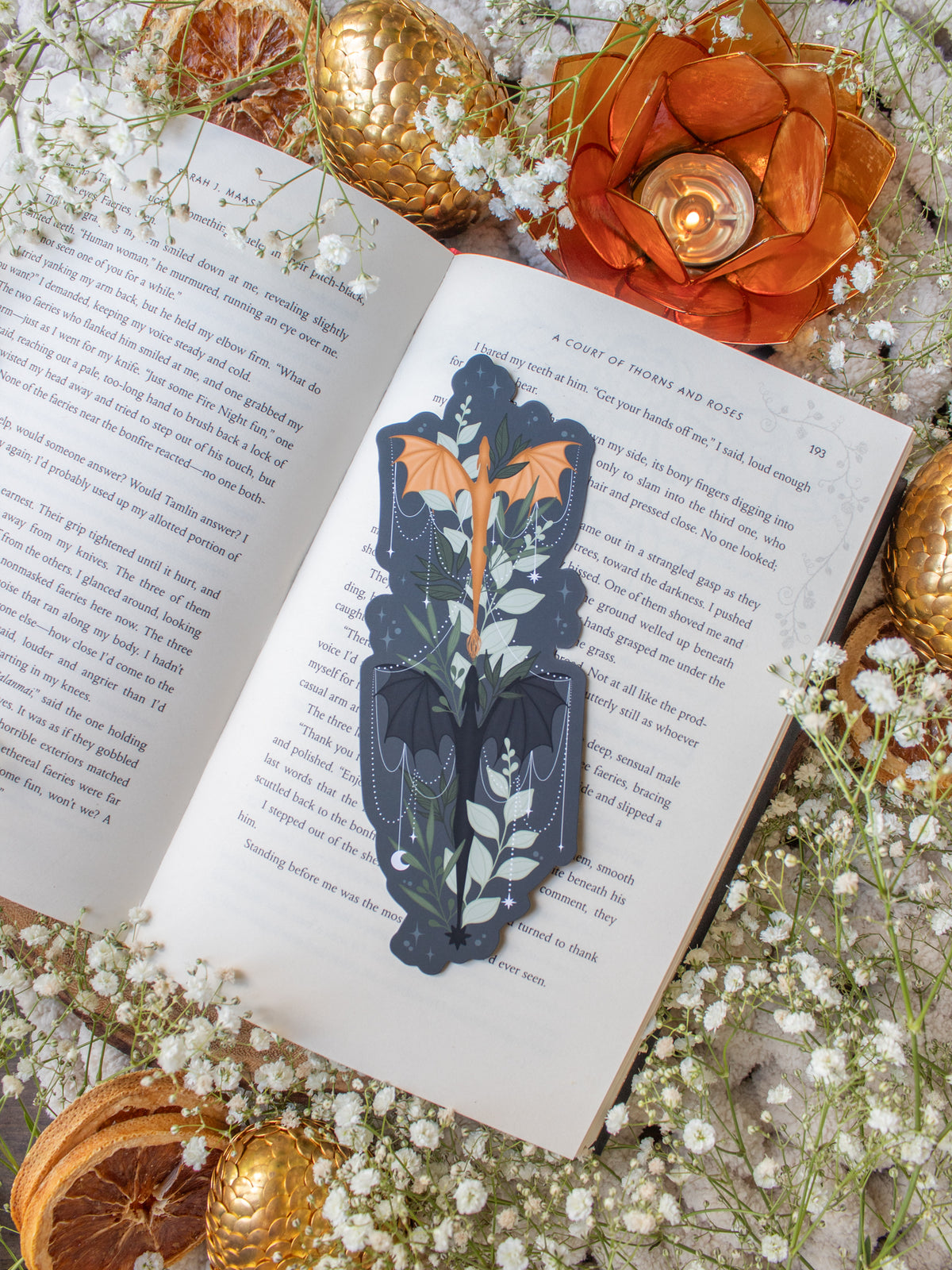Fourth Wing | Tairn and Andarna Bookmark