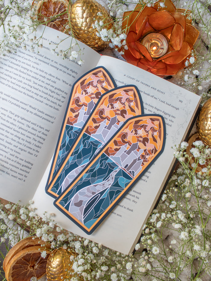 Fourth Wing | Basgiath Stain Glass Window Bookmark