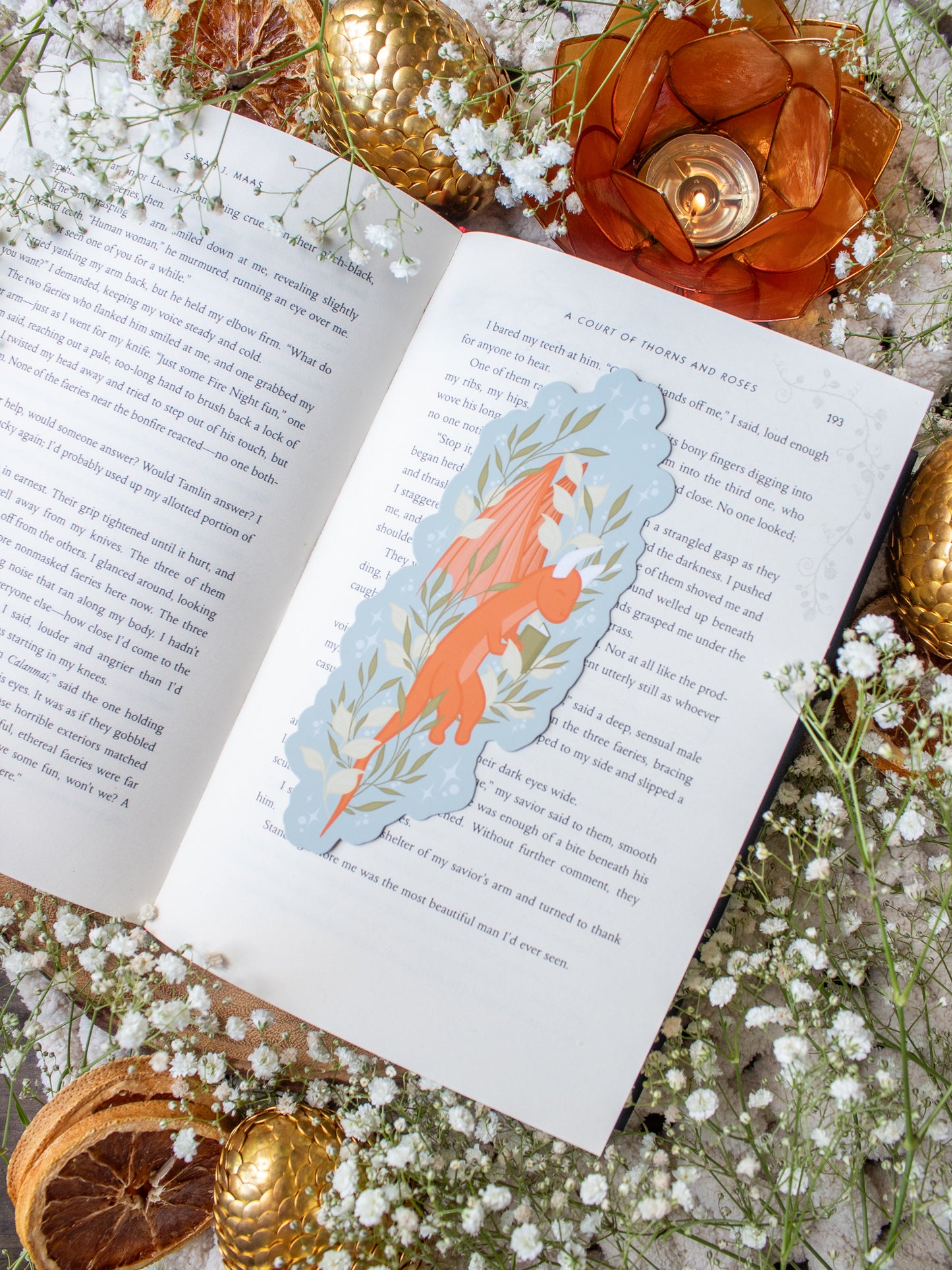 Flying Book Dragon Bookmark | The Littlest Book Dragon