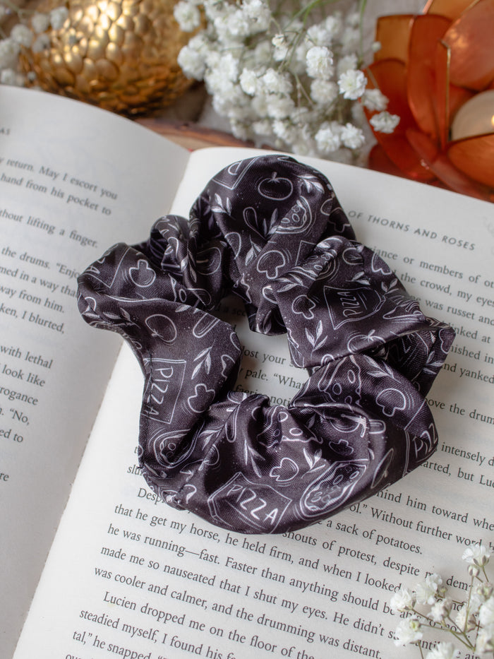Satin Scrunchie | Pizza Parlor