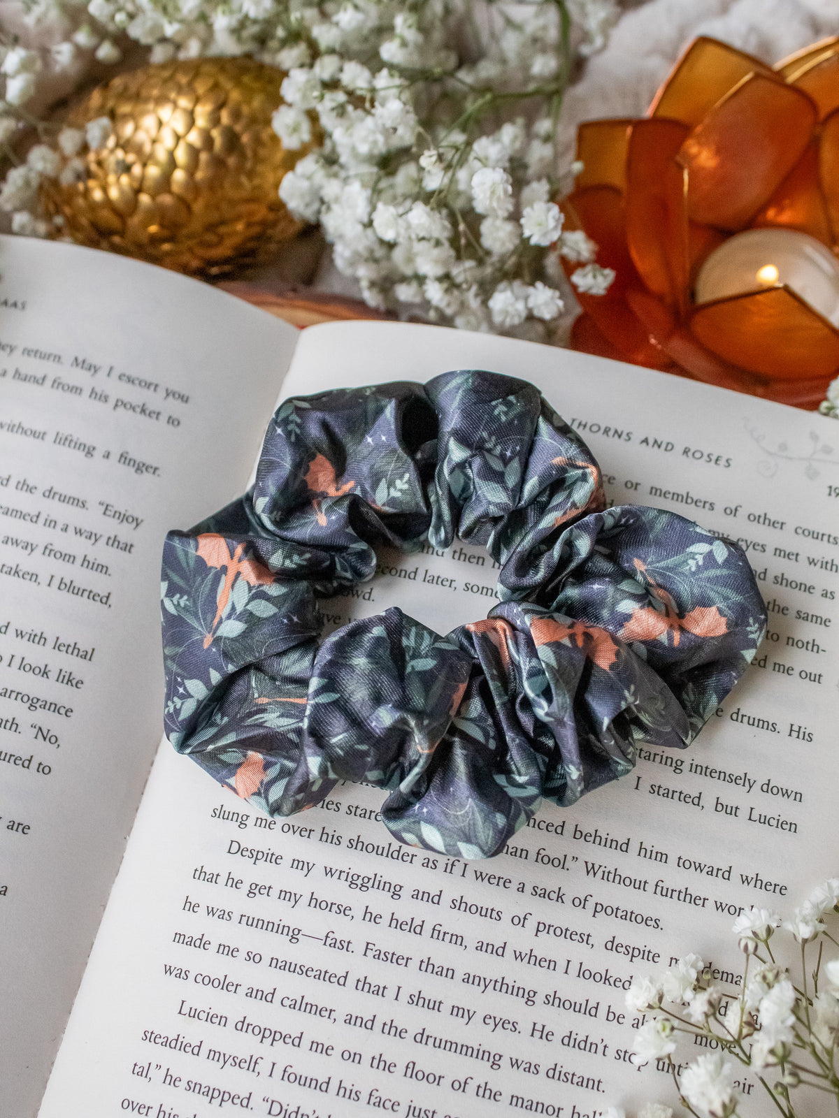 Fourth Wing | Tairn and Andarna Satin Scrunchie