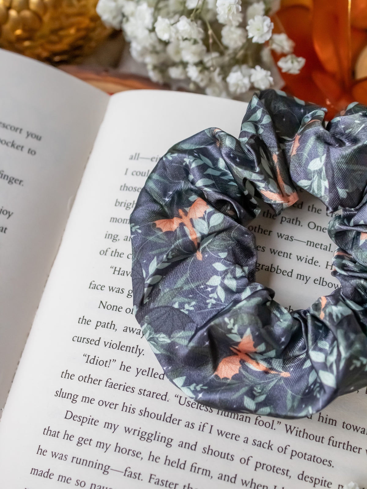 Fourth Wing | Tairn and Andarna Satin Scrunchie