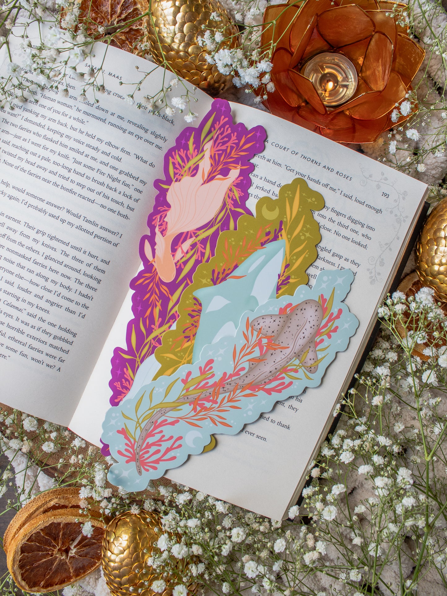 Ocean Creature Bookmark Bundle | Set of 3