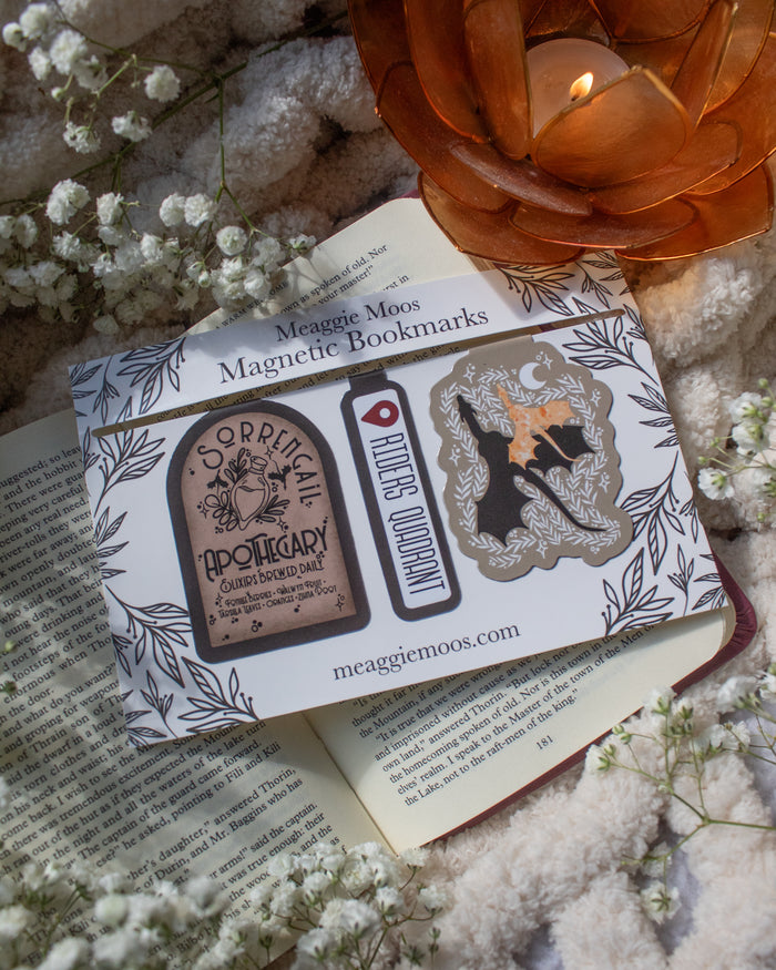 Fourth Wing | Magnetic Bookmarks Set of 3