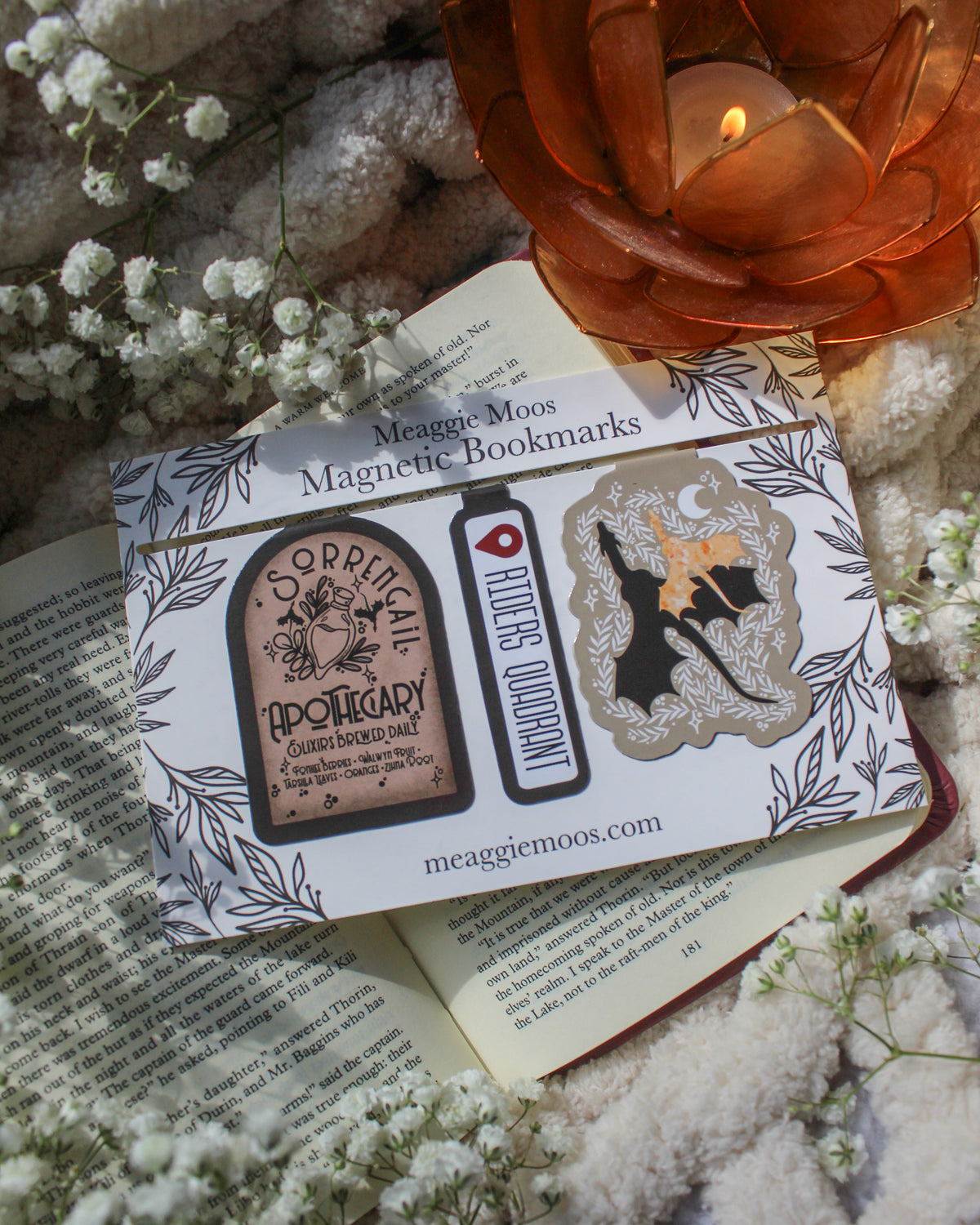 Fourth Wing | Magnetic Bookmarks Set of 3