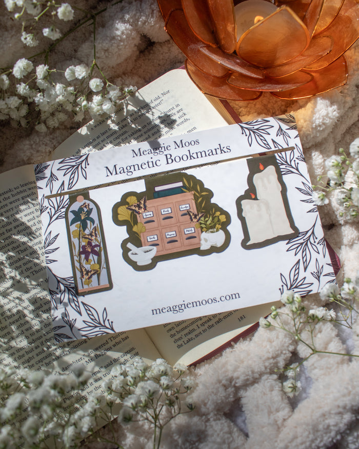 Apothecary | Magnetic Bookmarks | Set of 3