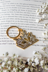 Magical Porcelain Book Metal Keychain